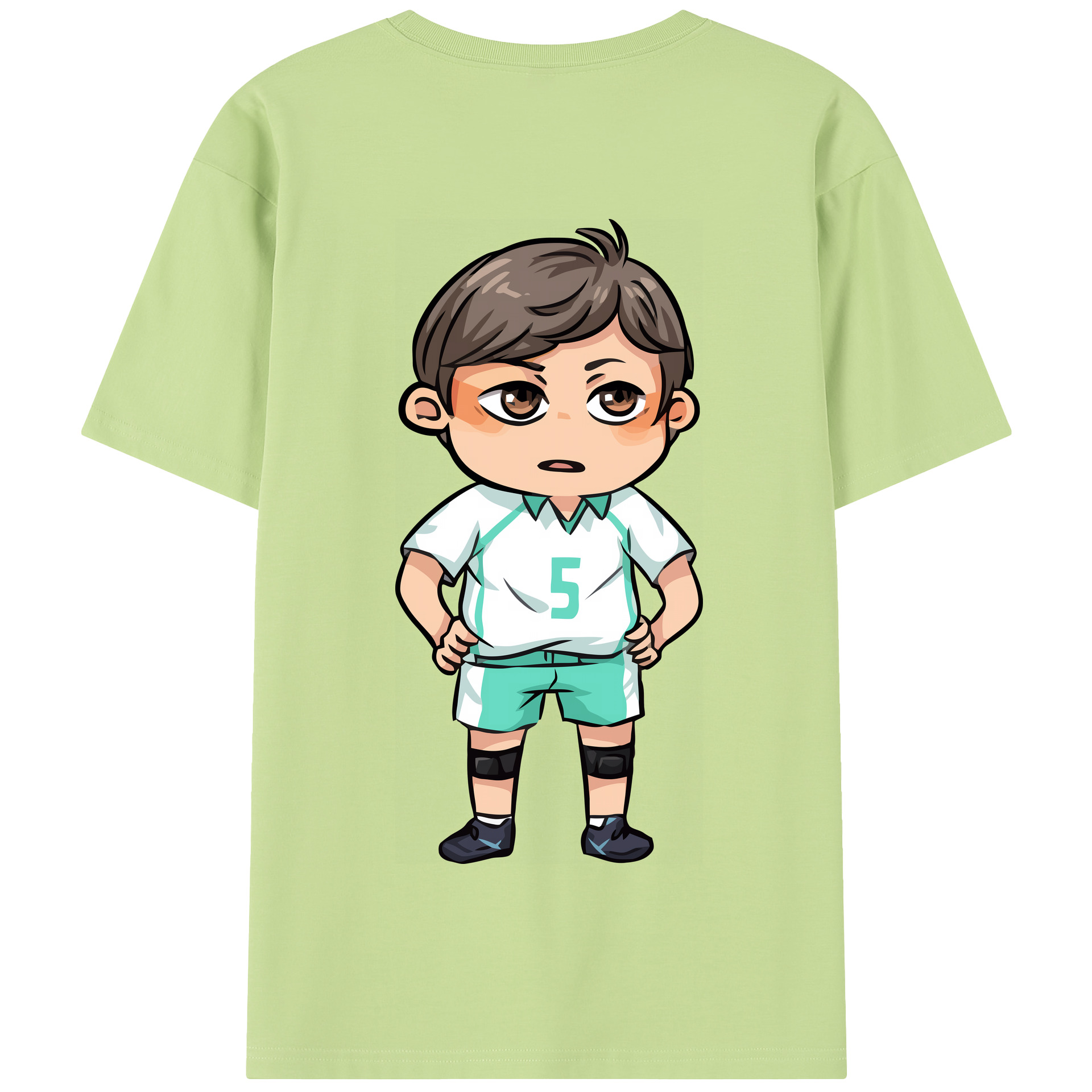 （画像用） ハイキュー!! Haikyu!! 綿100％半袖Tシャツ（背面プリント）